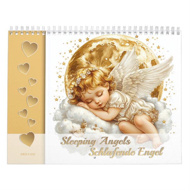 Calendário Angels adormecidos - Schlafende Engel (Capa)