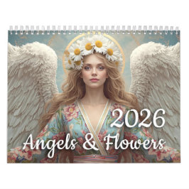 Calendário Angels & Flowers 2026