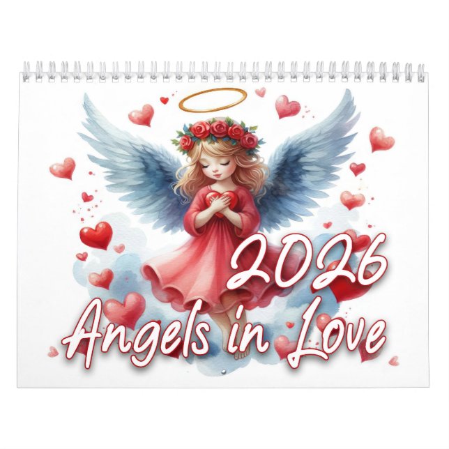 Calendário Angels in Love 2026 (Capa)