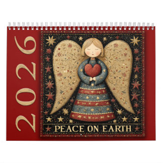 Calendário Angels – Peace on Earth 2026