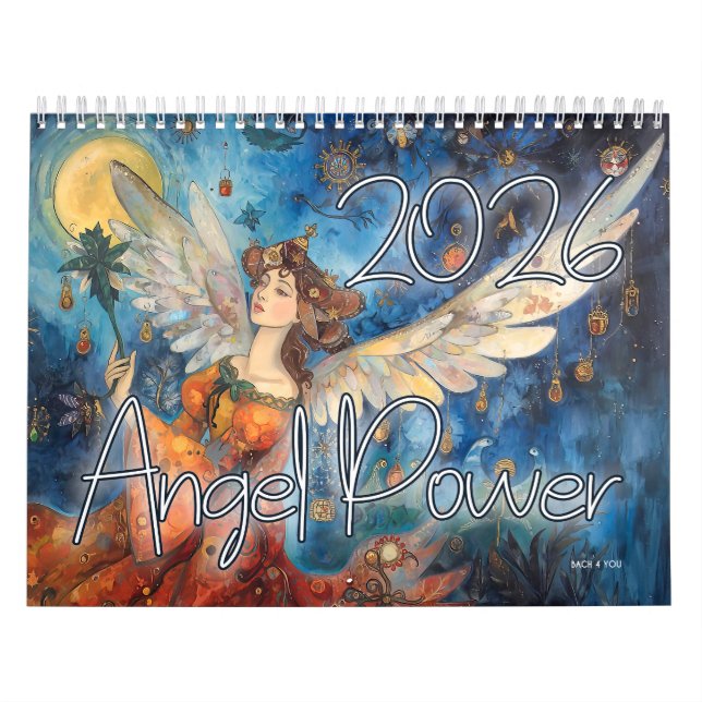 Calendário Angels Power 2026 (Capa)