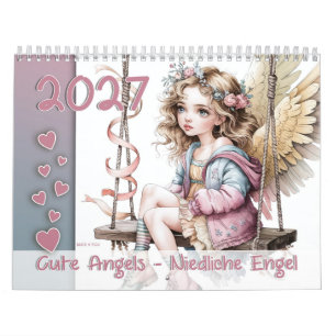 Calendário Ângulos Bonitos - Niedliche Engel 2026