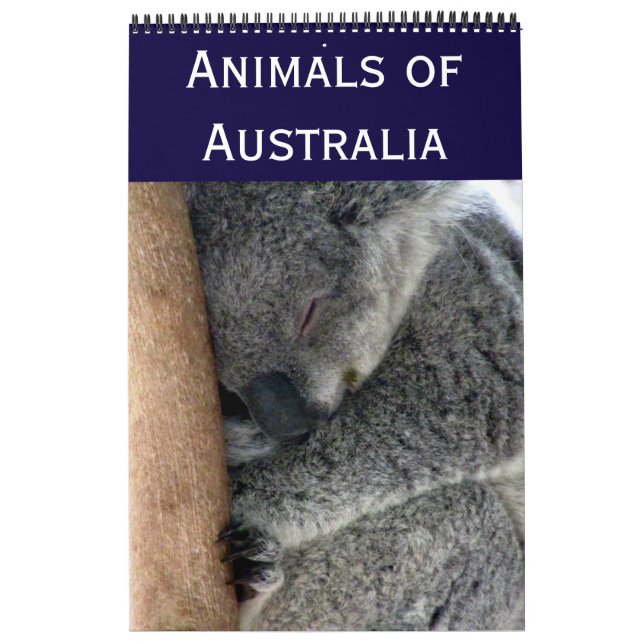 Calendário animais australianos (Capa)