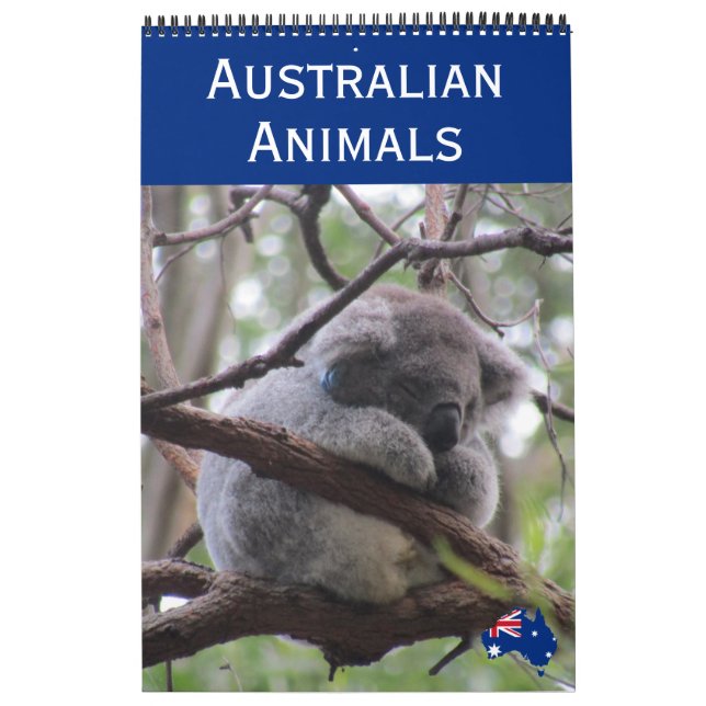 Calendário animais da austrália 2025 (Capa)