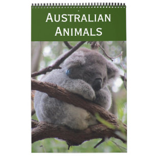 Calendário animais da austrália 2026