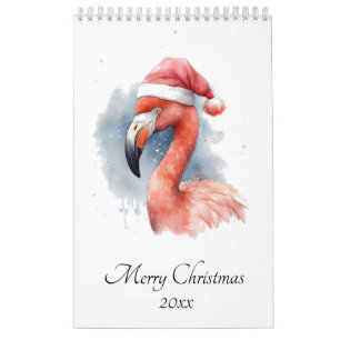 Calendário Animais de Inverno com Aquarela Caprichosa