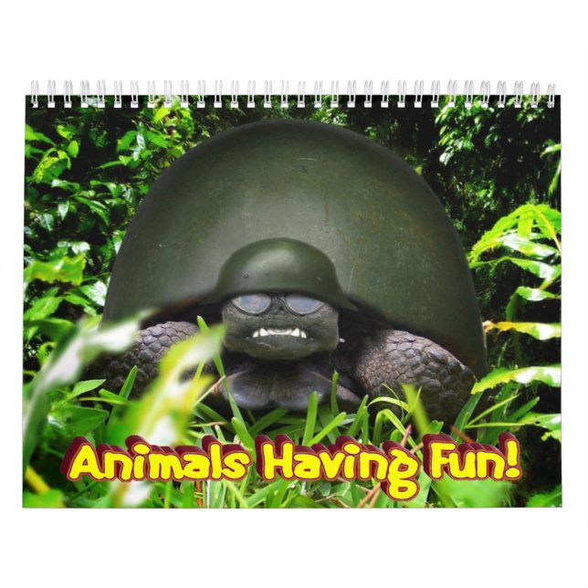 Calendário "Animais Divertidos! "Calendário (Capa)