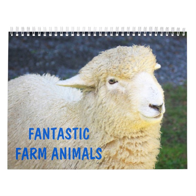 Calendário Animais Fantásticos de Fazenda (Capa)