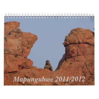 Calendário Animais selvagens 2011/12 de Mapungubwe NP RSA