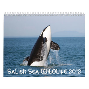 Calendário Animais selvagens 2012 do mar de Salish