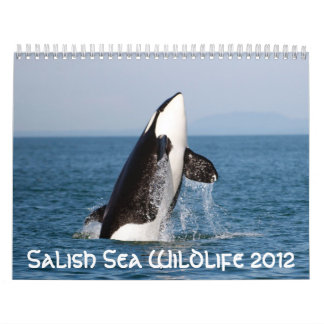 Calendário Animais selvagens 2012 do mar de Salish