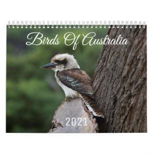 Calendário animal 2021 Aves da Austrália