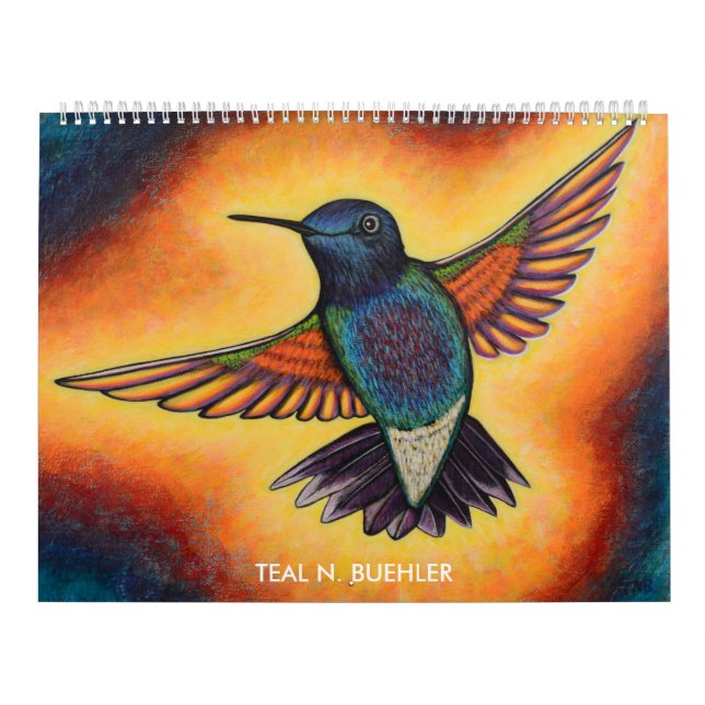 Calendário animal artístico (Capa)