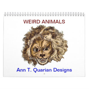 Calendário animal estranho - 2013