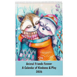 Calendário Animal Friends Forever – A Calendar of Kindness &