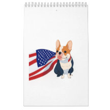 Anime French Bulldog com bandeira dos EUA