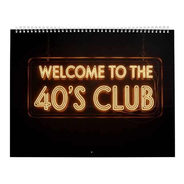 Calendário aniversário de 40 anos (Capa)