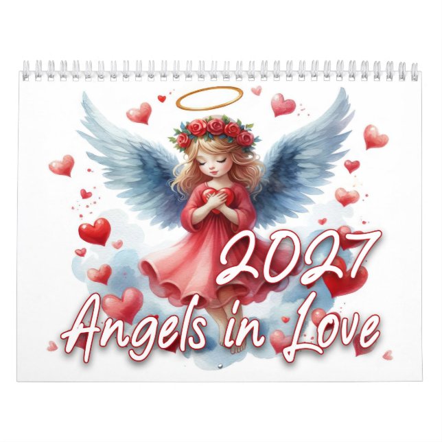 Calendário Anjos Apaixonados 2027 (Capa)