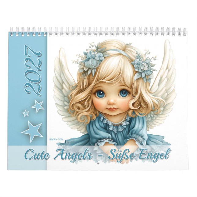 Calendário Anjos Fofos – Süße Engel 2027 (Capa)