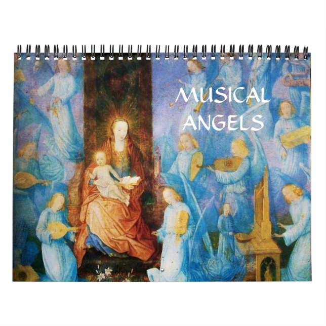 CALENDÁRIO ANJOS MUSICAIS COLEÇÃO DE ARTE FINA 2016 (Capa)