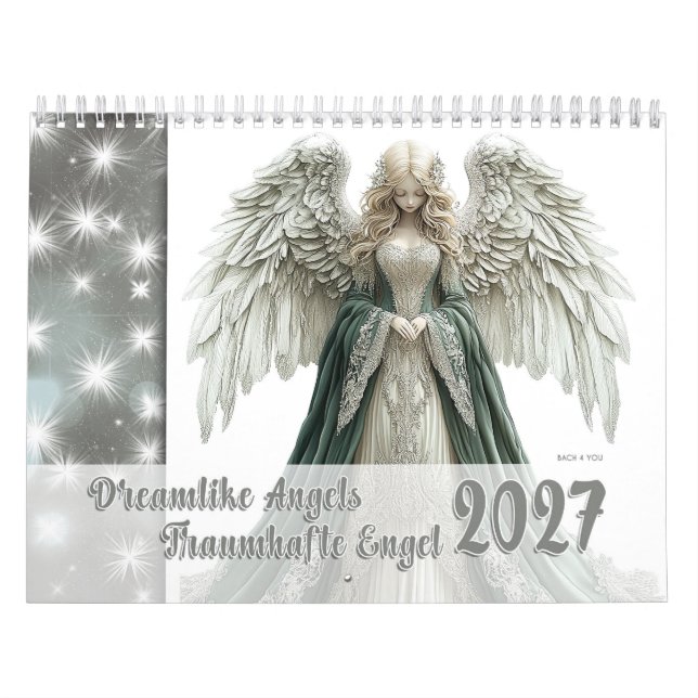 Calendário Anjos Sonhadores – Traumhafte Engel 2027 (Capa)