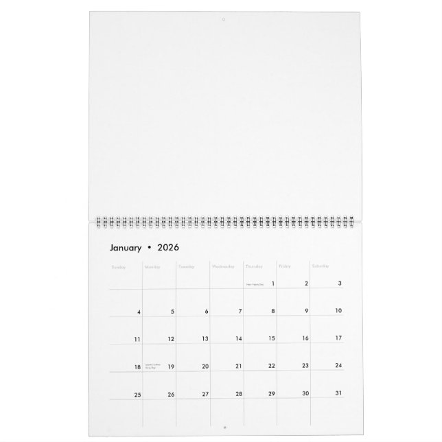 Calendário Ankylosaurus Calnader (Jan 2026)