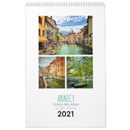 Calendário Annecy e Les Aravis, Haute-Savoie 2021 Calendar