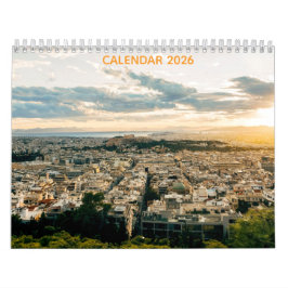 Calendário Annual Beautiful 2026 Calendar