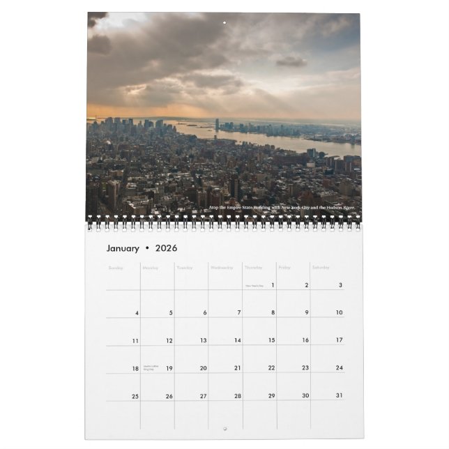 Calendário Ano civil 2012, Bryan Fisher (Jan 2026)