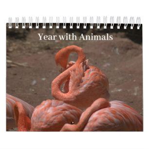 Calendário Ano com Animais