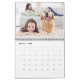 Calendário Ano Crie seu próprio cão da família Foto personali (Fev 2025)