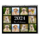 Calendário Ano Crie seu próprio cão da família Foto personali (Verso)
