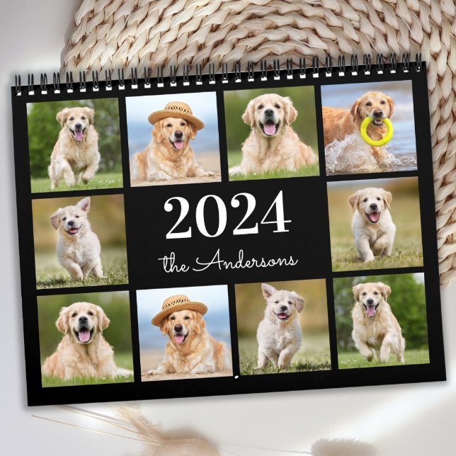 Calendário Ano Crie seu próprio cão da família Foto personali (Criador carregado)