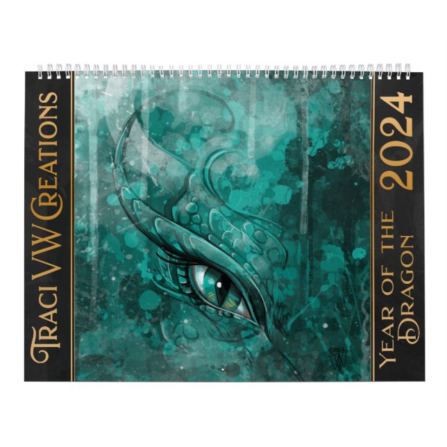 Calendário Ano da Arte Dragão (Capa)