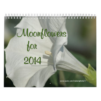 Calendário ANO de Moonflower Calendário-EDIT como necessário