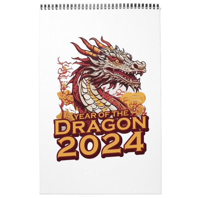 Calendário Ano do dragão 2024 (Capa)