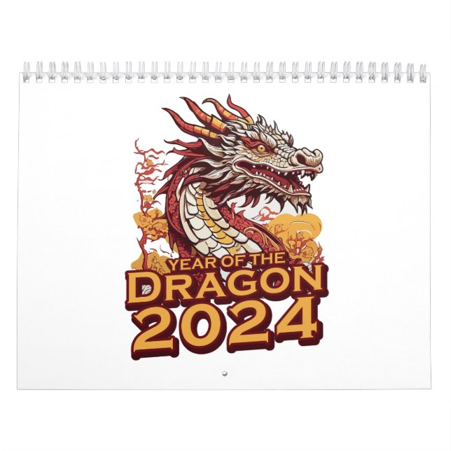 Calendário Ano do dragão 2024 (Capa)