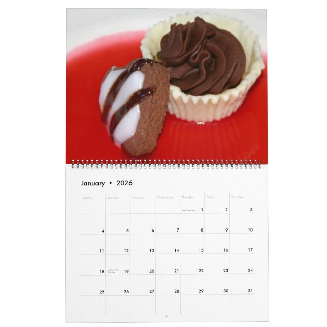 CALENDÁRIO ANO SABOROSO CALENDA DO CHOCOLATE (Jan 2026)