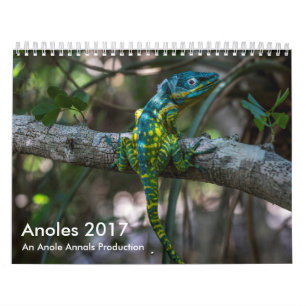 Calendário Anoles 2017 - Uma produção dos anais de Anole