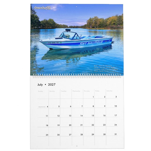 Calendário Anual CorrectCraftFan.com 2026 (Jul 2027)