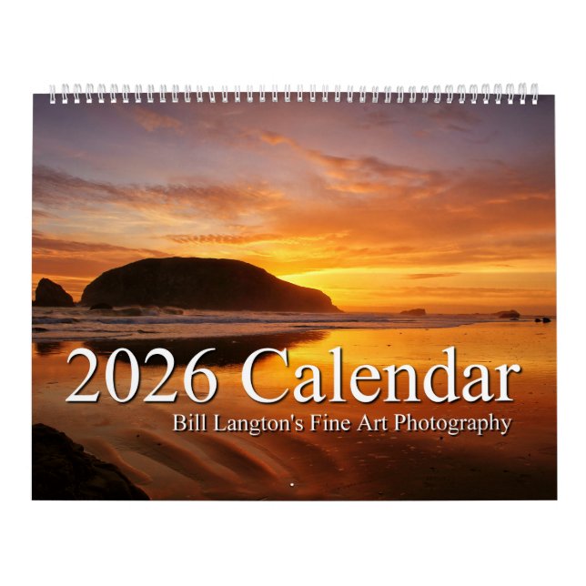 Calendário Anual de Fotografia de 2026 (Capa)
