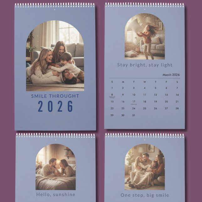 Calendário Anual de Parede Personalizado com Suas  (Criador carregado)