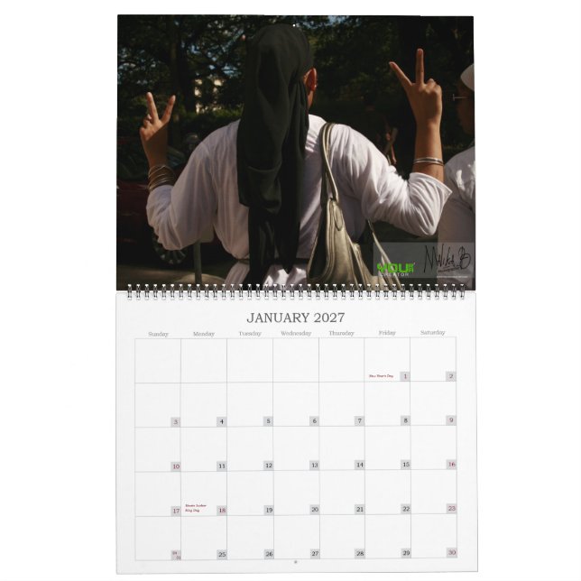 Calendário anual do YRAC por MalikaB [Anos novos 2 (Jan 2027)