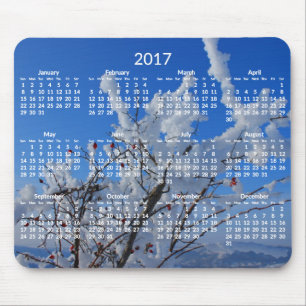 Calendário Anual Personalizado 2017 Mouse pads Win