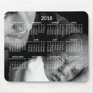Calendário Anual Personalizado 2018 Mousepads
