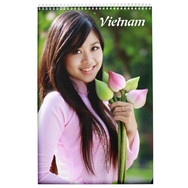 Calendário Ao Dai Vietnam (Capa)