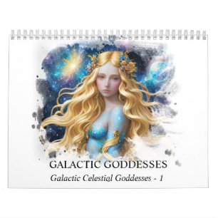 Calendário *~* AP58 Galactic Women Fantasy Cosmic Planets 1