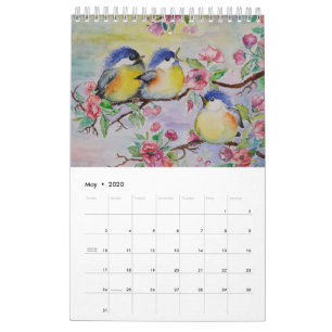 Calendário Aquarela - Belos Assons