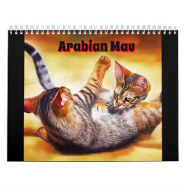 Calendário Arabian Mau Cat