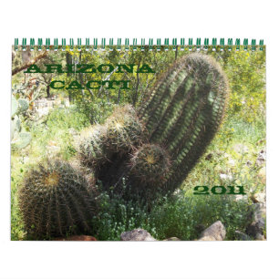 Calendário Arizona Cactos